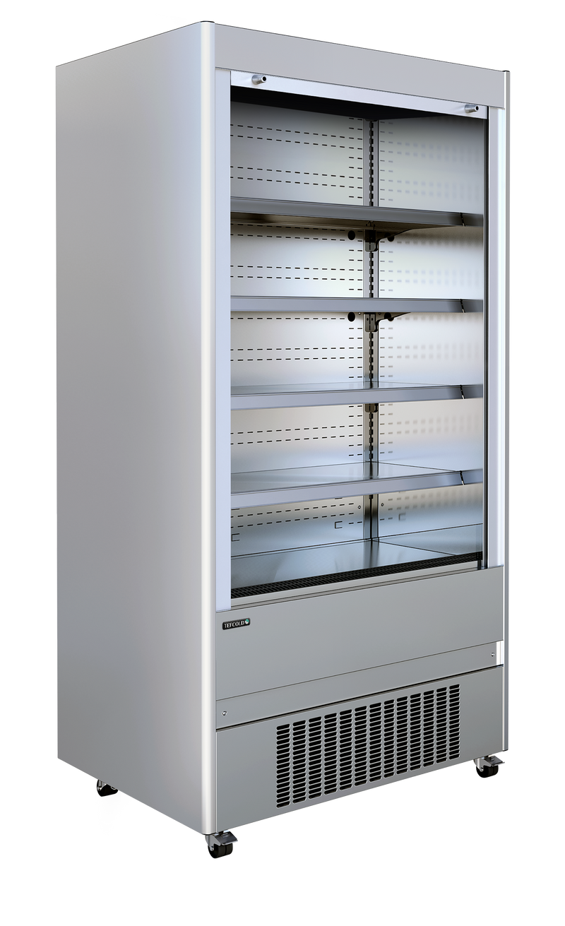 Wandkoeler rvs met manueel rolluik MCX130M