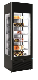Geventileerde gebaksvitrine met glasdeur VENERE PS