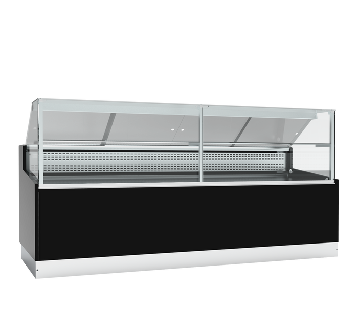 Statische zwarte koeltoonbank BRABANT 250B (STUA25/BLACK)