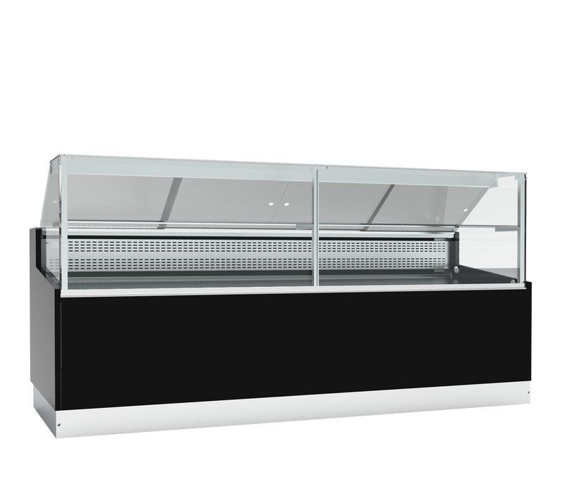 Statische zwarte koeltoonbank BRABANT 250B (STUA25/BLACK)