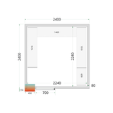 CRPF2424 Shelf Rack System Kit