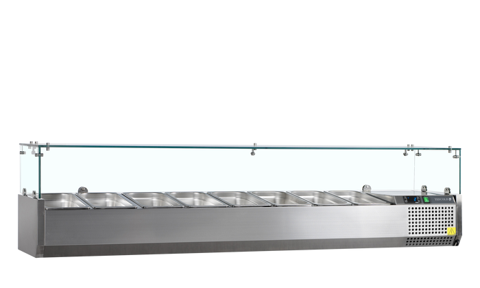 Opzetkoeling GN1/3 - Glas VK38-180