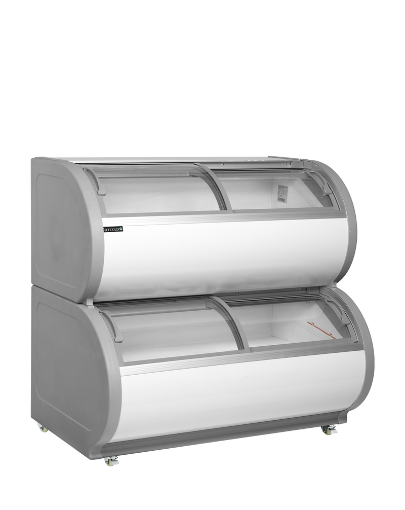 Displayvrieskast met twee niveaus TD500
