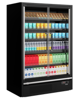 Multideckkoeler, supermarkt Galaxy+ GP14FGD Maxi Black