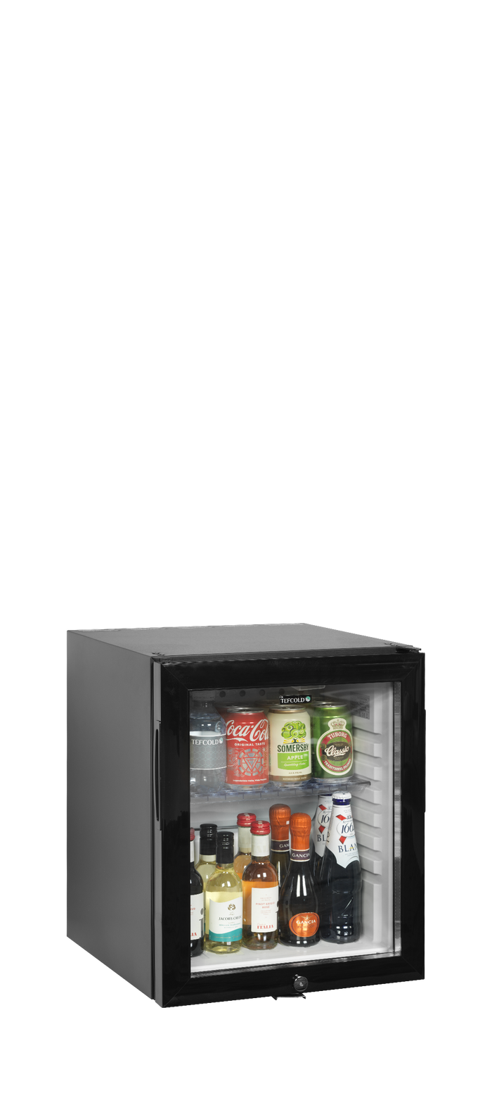 Glazen deur minibar TM35GC