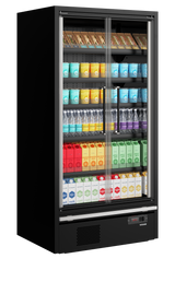 Multideckkoeler, supermarkt Galaxy+ GP10FGD Maxi Black