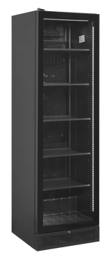 Zwarte displaykoeler, linkerkant scharnierend SCU1425 FRAMELESS L/H