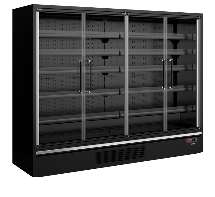 Multideckkoeler, supermarkt Galaxy+ GP26FGD Maxi Black