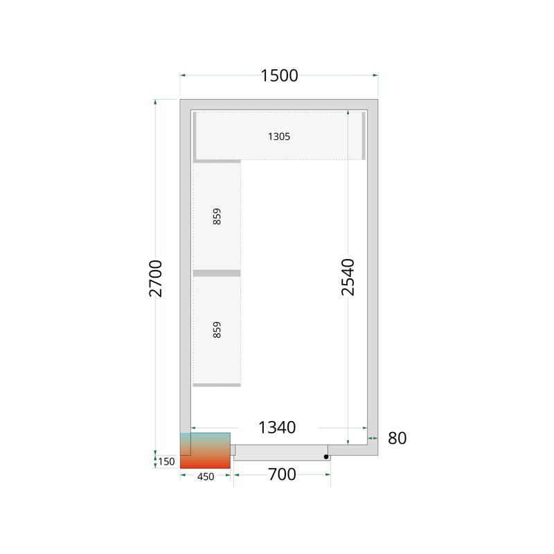 CRPF1527 Shelf Rack System Kit