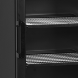 Vrieskast glasdeur UFSC371GCP Black