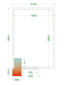 Koelruimte (Compleet met monoblock) CRPF2130