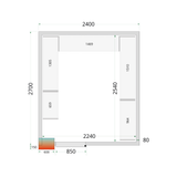 Koelruimte (Compleet met monoblock) CRPF2427WD
