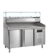 Pizzatafel incl. unit voor toppings PT1200 + GVC38-150