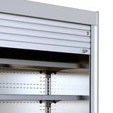Wandkoeler rvs met manueel rolluik MCX90M