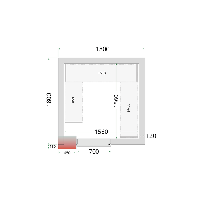 CRNF1818 Shelf Rack System Kit