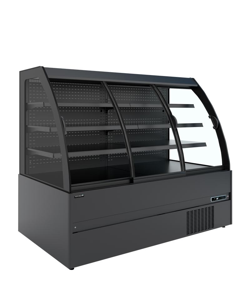 Lage wandkoeler met schuifdeuren MC+B200S Low LED