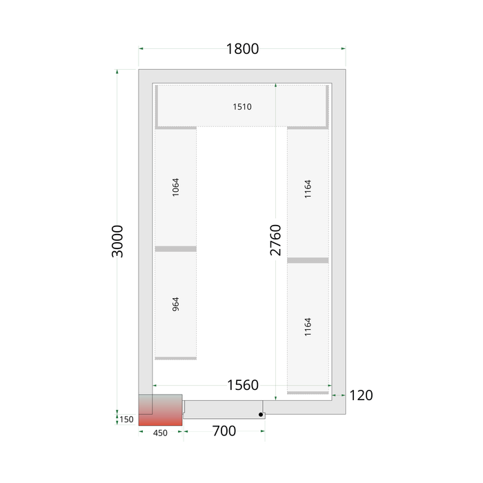CRNF1830 Shelf Rack System Kit