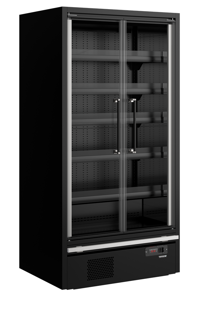 Multideckkoeler, supermarkt Galaxy+ GP10FGD Maxi Black