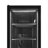 Zwarte displaykoeler, linkerkant scharnierend SCU1425 FRAMELESS L/H