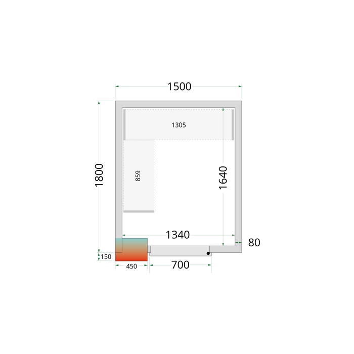 CRPF1518 Shelf Rack System Kit
