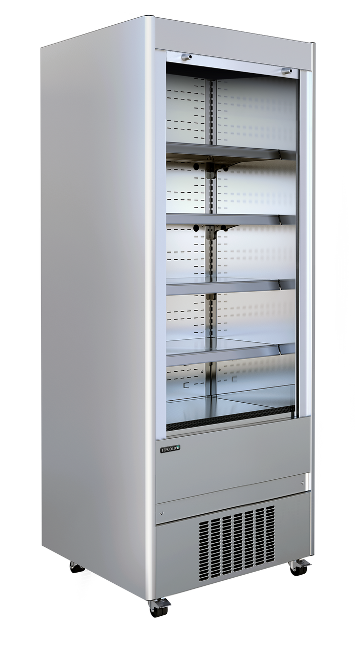 Wandkoeler rvs met manueel rolluik MCX90M