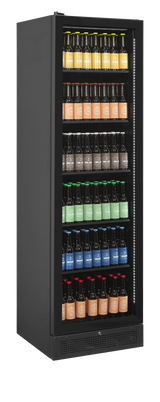 Zwarte displaykoeler, linkerkant scharnierend SCU1425 FRAMELESS L/H