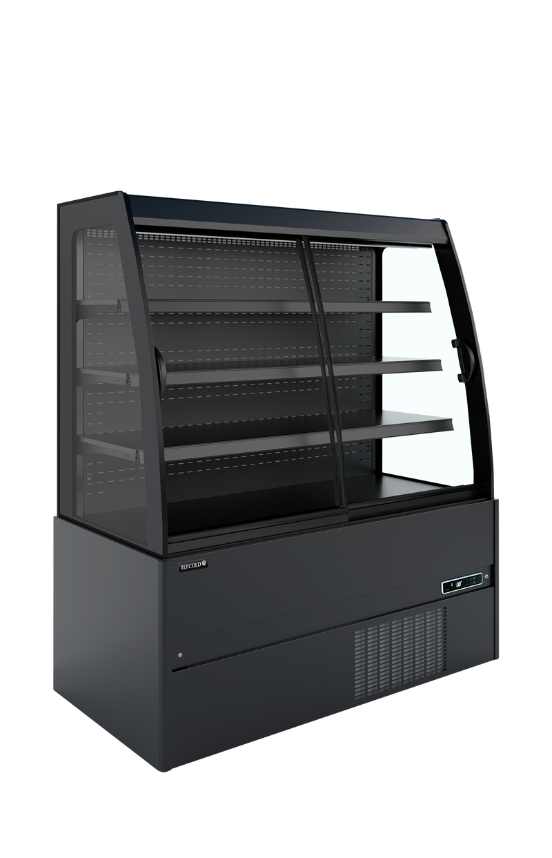 Lage wandkoeler met schuifdeuren MCB150S Low LED