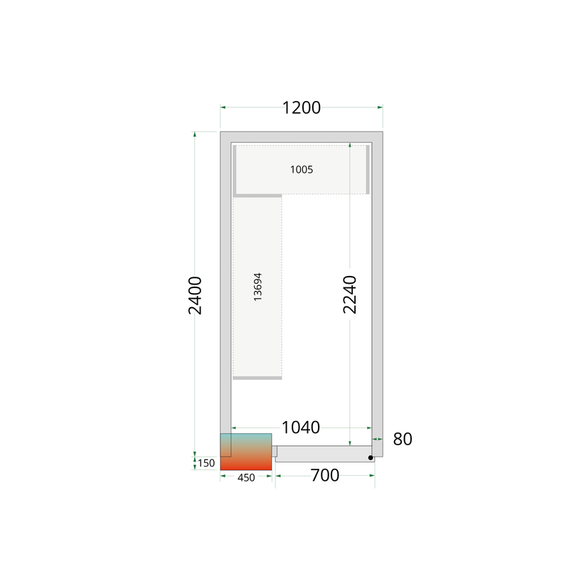 CRPF1224 Shelf Rack System Kit