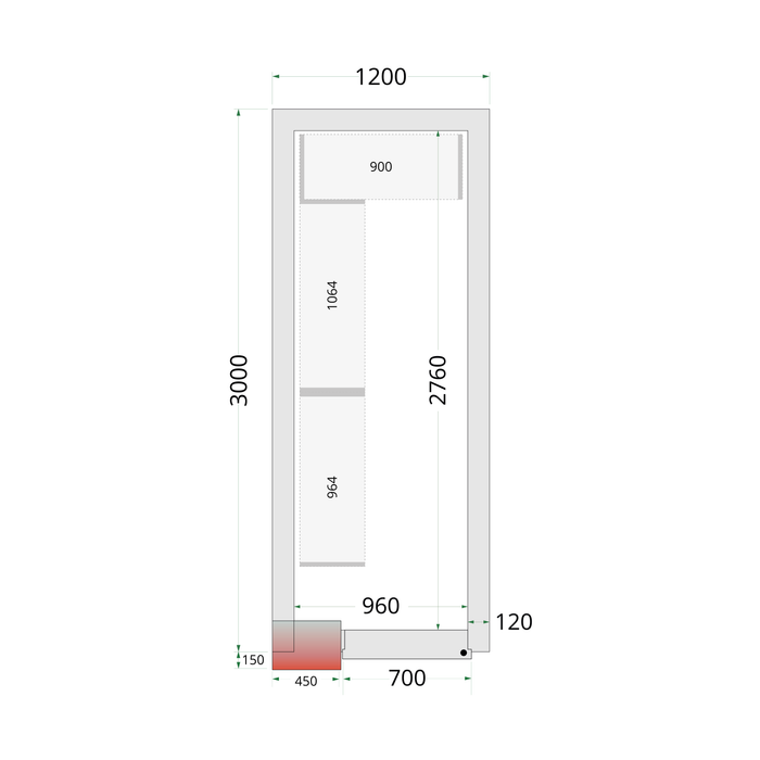 CRNF1230 Shelf Rack System Kit