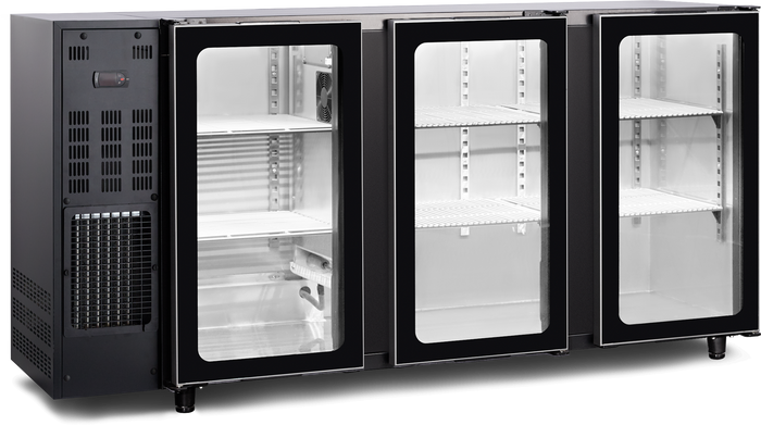Barkast met glas deuren (FGB351/206V) TBC3G 206B