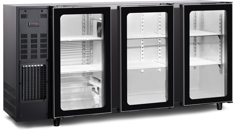 Barkast met glas deuren (FGB351/206V) TBC3G 206B
