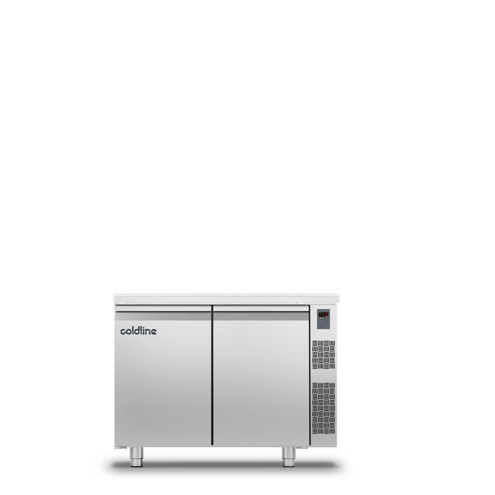 Geventileerde koelwerkbank 2 deurs GN1/1 - zonder koelgroep MASTER 2P/SG