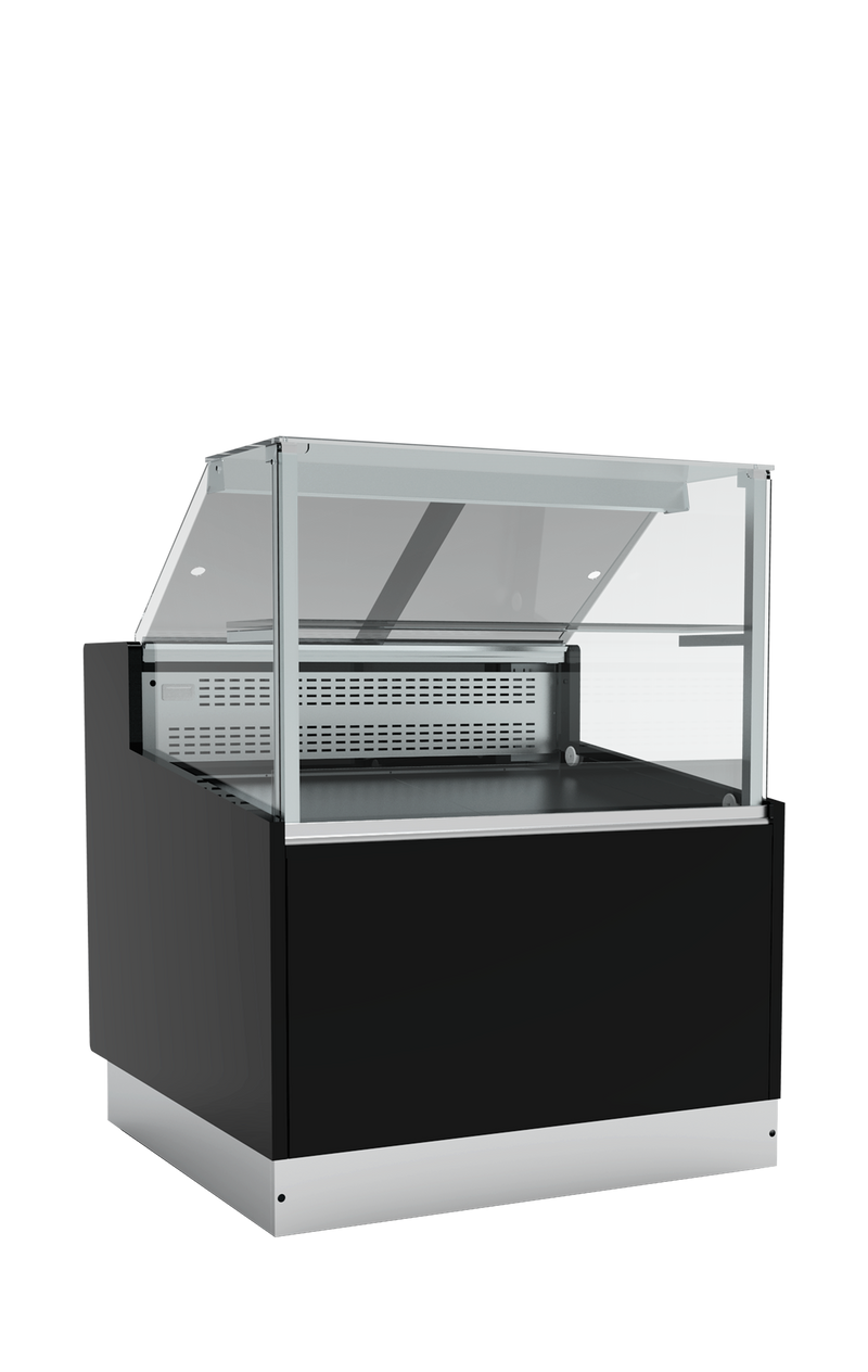 Statische zwarte koeltoonbank BRABANT 100B (STUA10/BLACK)