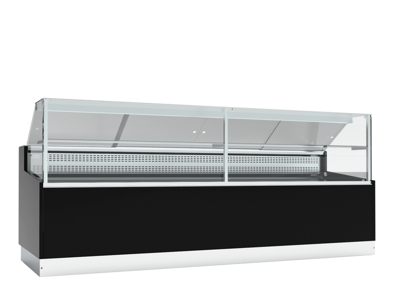 Statische zwarte koeltoonbank BRABANT 300B (STUA30/BLACK)